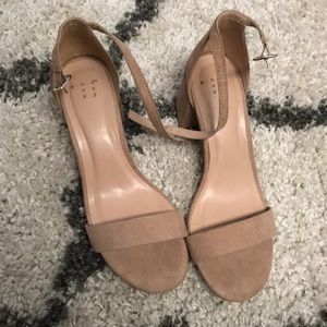 A New Day Tan Block Heels